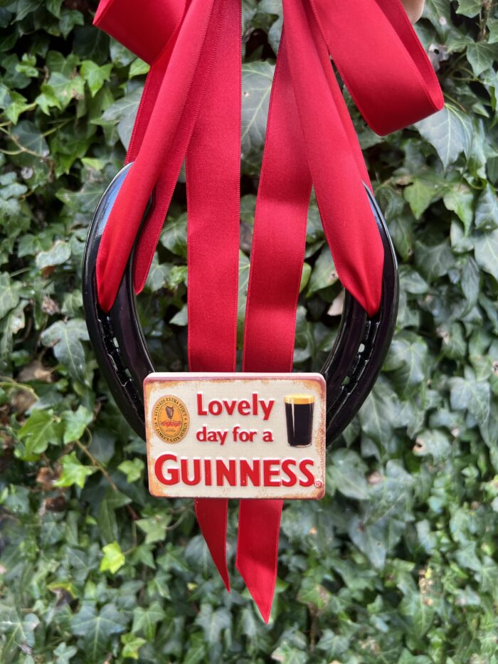 Guinness signs and irish good luck horse shoe, Guinness sign - Image 5